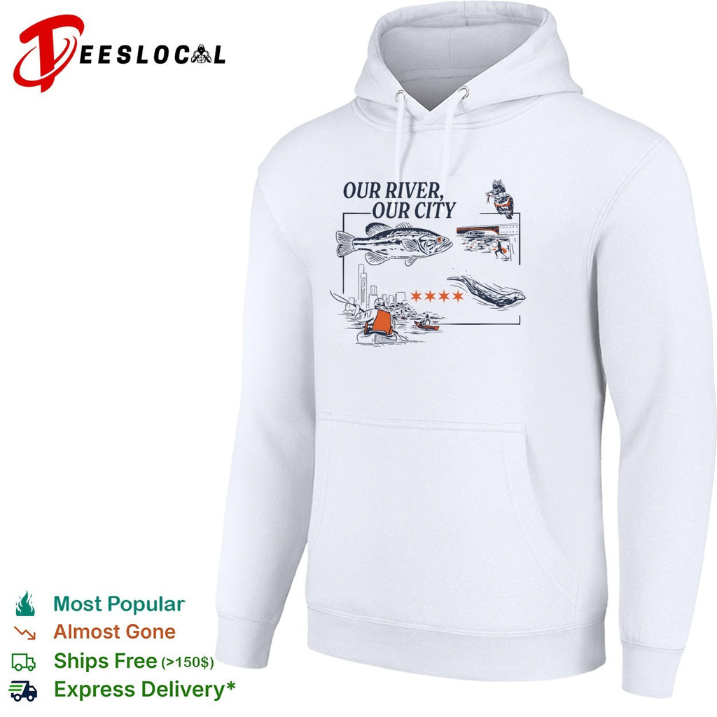 Chicago river wildlife our river our city shirt