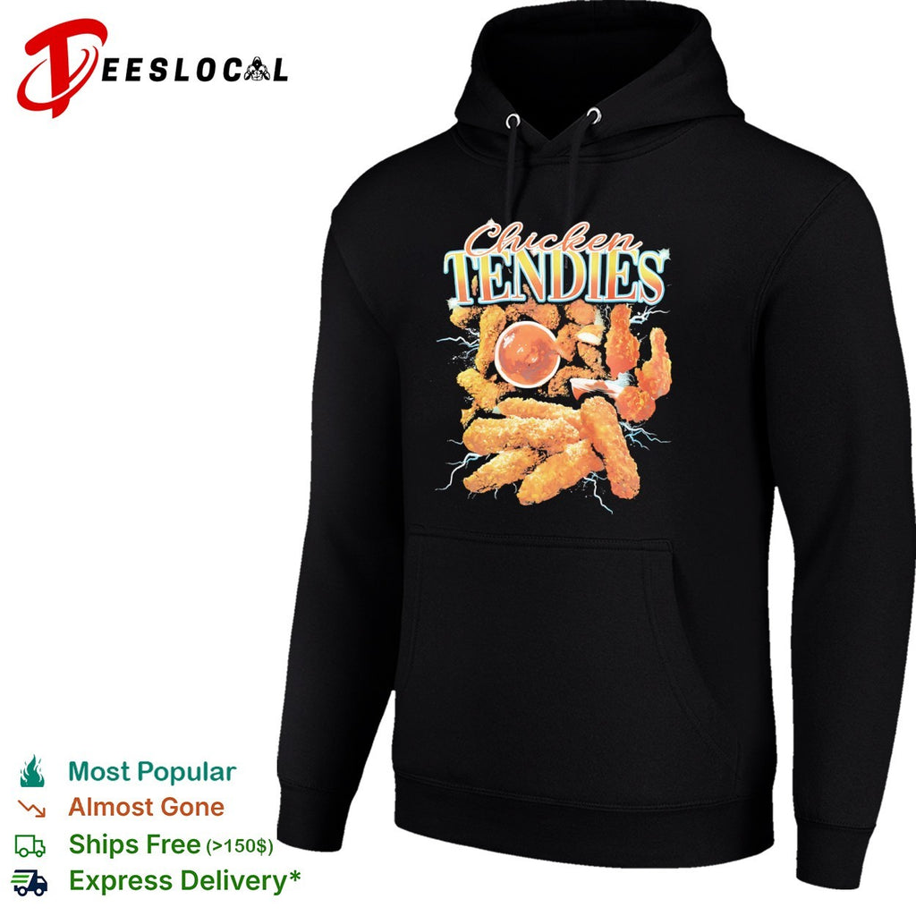 Chicken Tendies fried food snacks theme lightning shirt