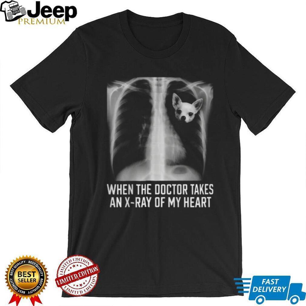 Chihuahua In My Heart X Ray Funny Dog Lover T Shirt