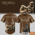 Chris Brown BROWN Album Special Baseball Jersey