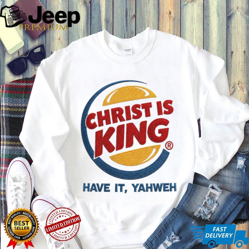 Christ Is King Retro Religious Parody Christian Faith Men Women Vintage Shirt