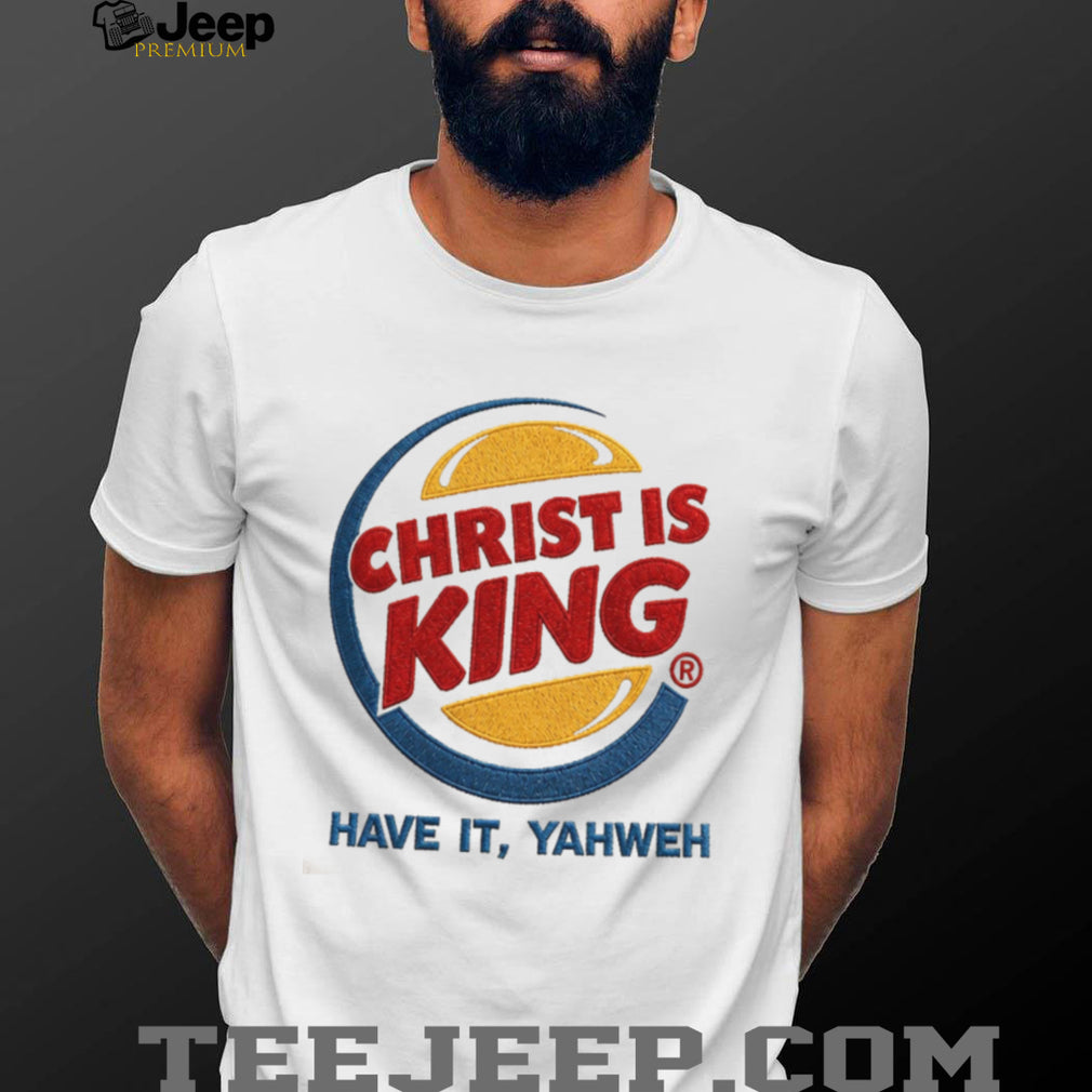 Christ Is King Retro Religious Parody Christian Faith Men Women Vintage Shirt
