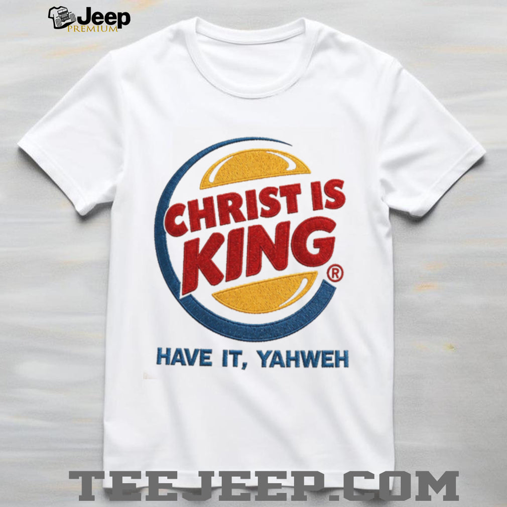 Christ Is King Retro Religious Parody Christian Faith Men Women Vintage Shirt