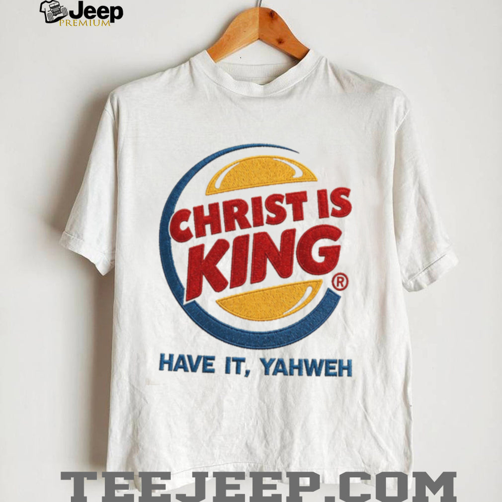 Christ Is King Retro Religious Parody Christian Faith Men Women Vintage Shirt