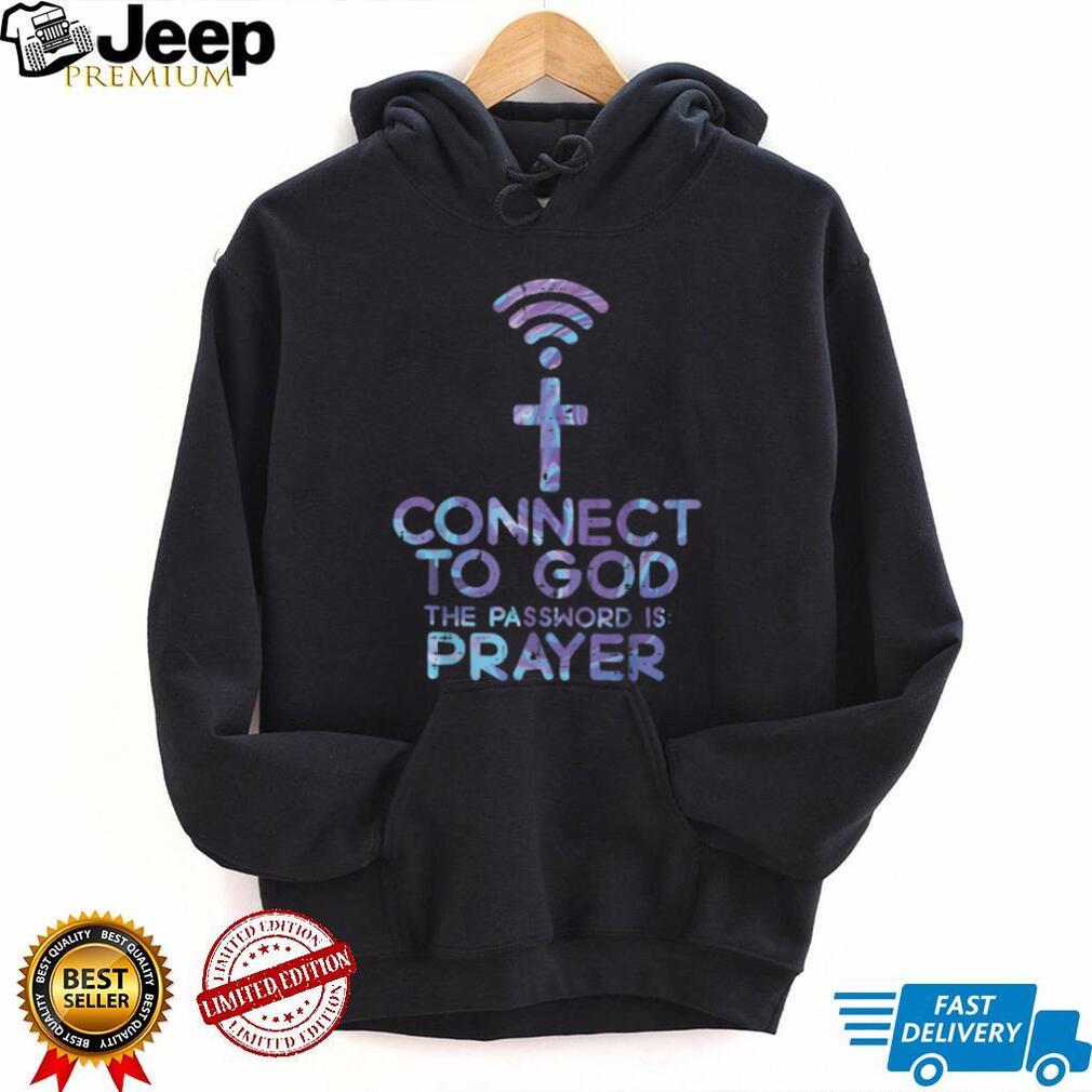 Christian Faith Connect To God Prayer Symbol T Shirt