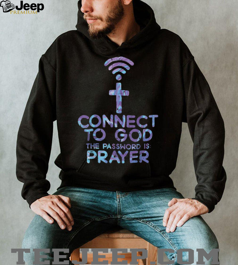 Christian Faith Connect To God Prayer Symbol T Shirt