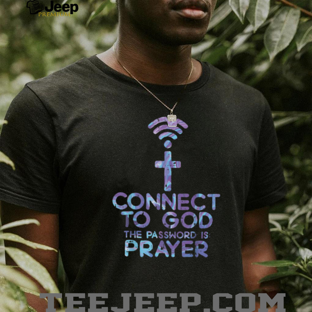 Christian Faith Connect To God Prayer Symbol T Shirt