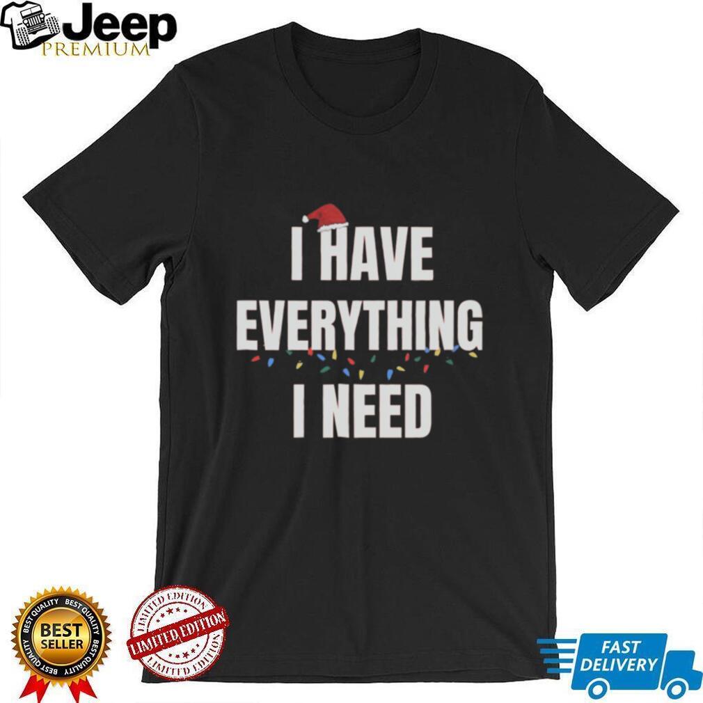 Christmas I Have Everything I Need Matching Holiday Couple T Shirts