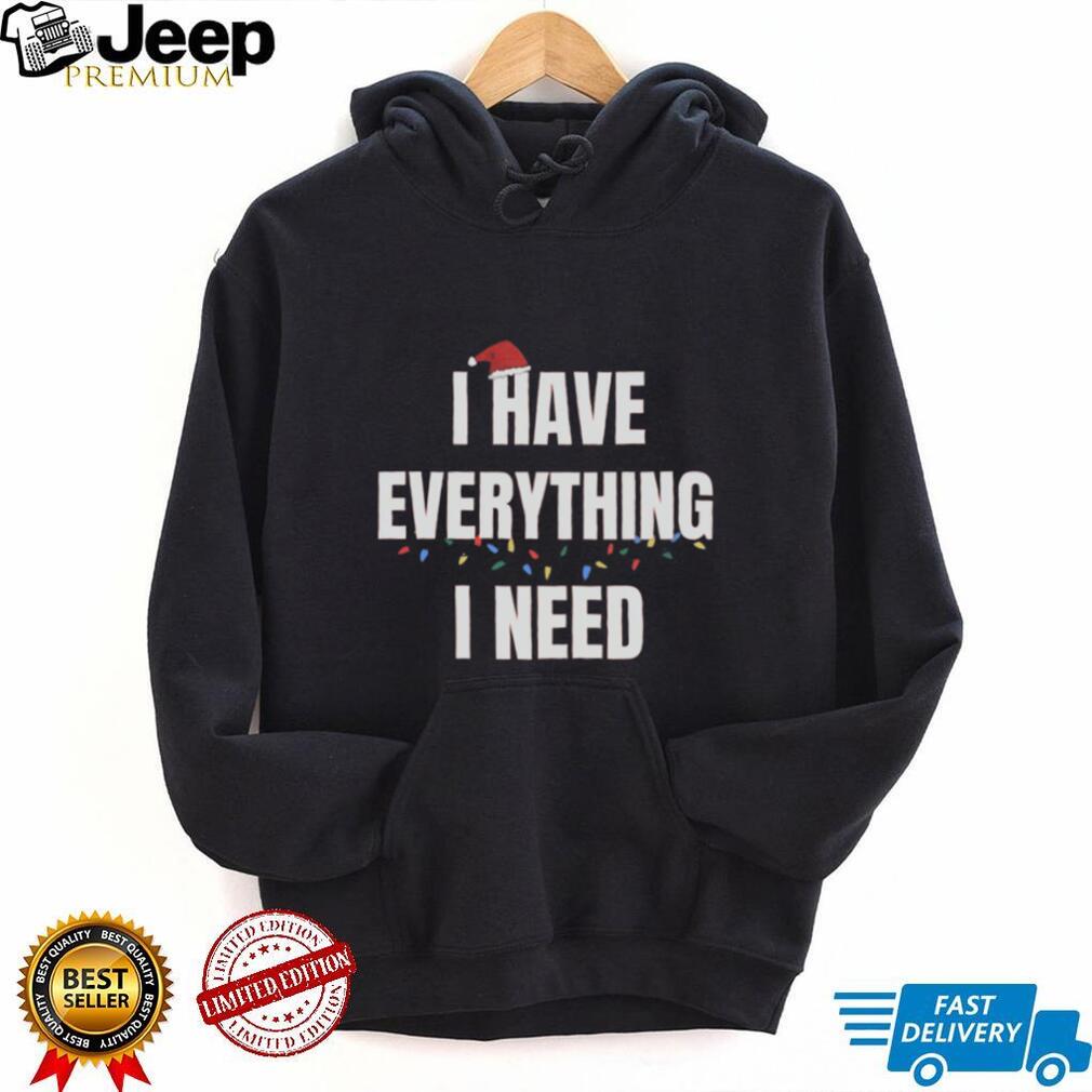 Christmas I Have Everything I Need Matching Holiday Couple T Shirts
