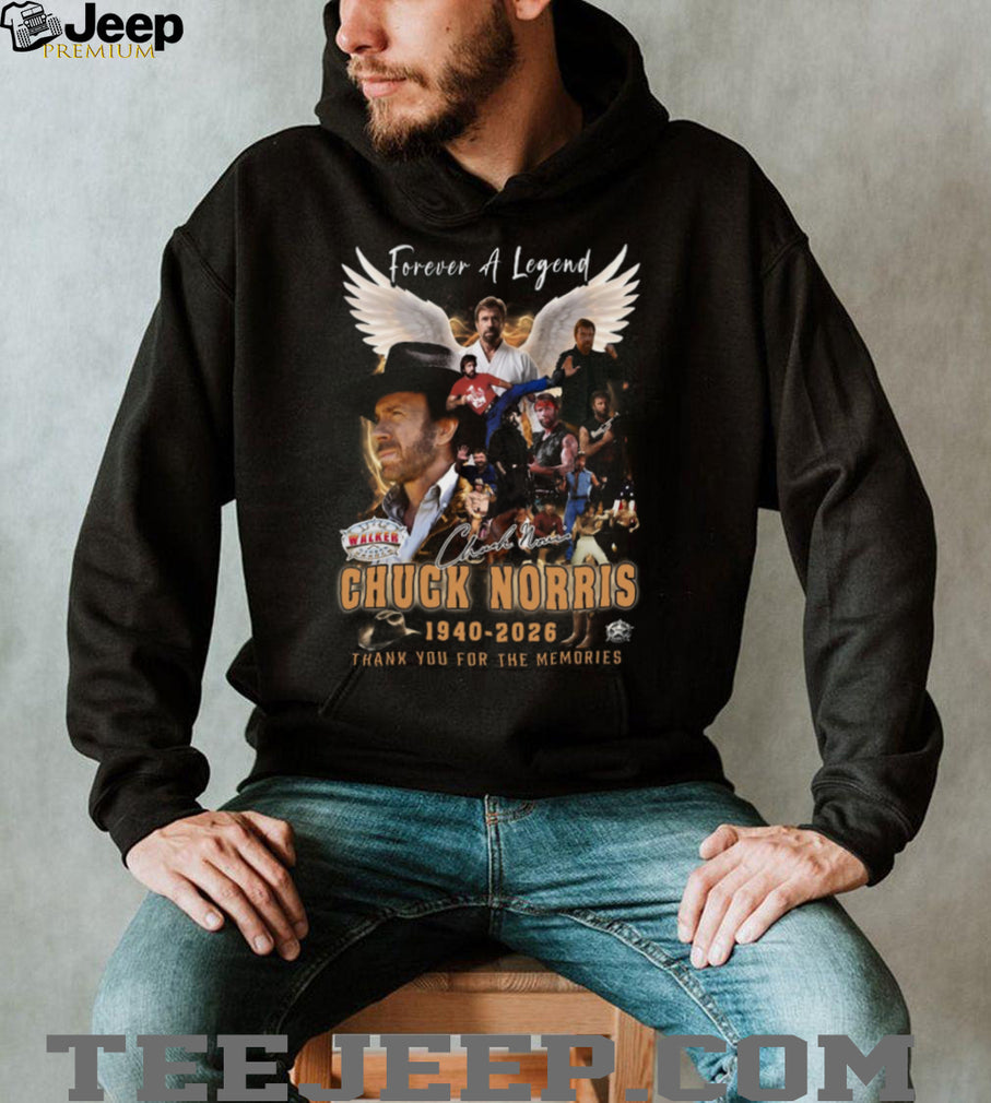 Chuck Norris Forever A Legend 1940 2026 Memorial Tribute T Shirt