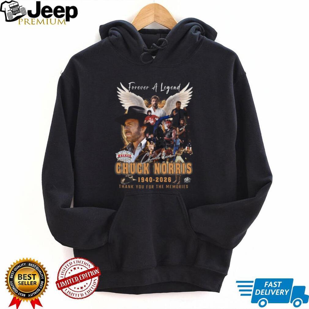 Chuck Norris Forever A Legend 1940 2026 Memorial Tribute T Shirt
