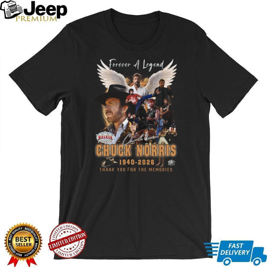Chuck Norris Forever A Legend 1940 2026 Memorial Tribute T Shirt