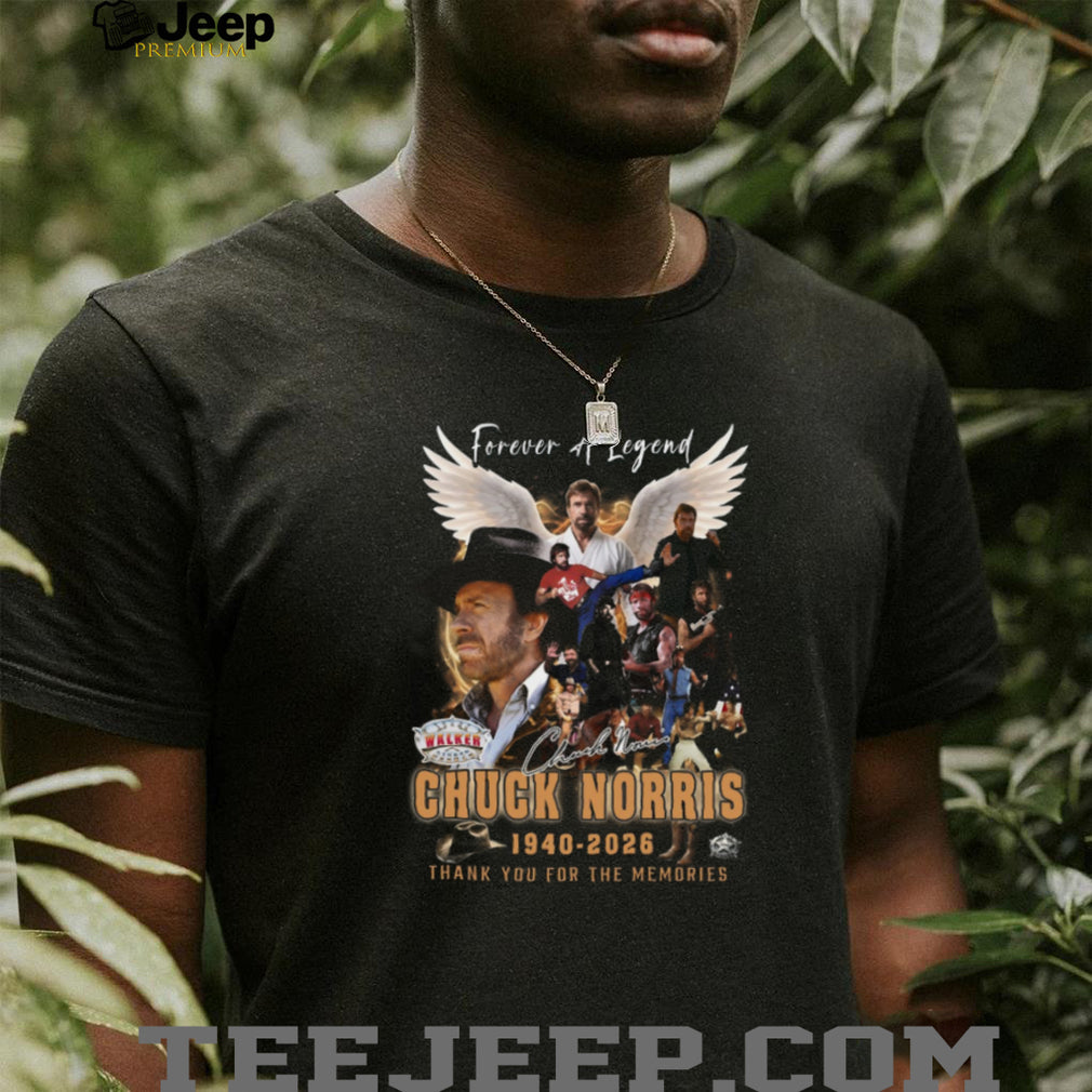Chuck Norris Forever A Legend 1940 2026 Memorial Tribute T Shirt