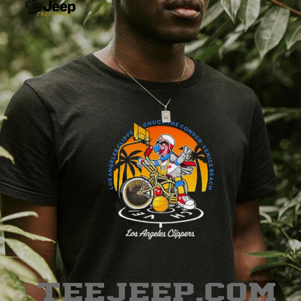 Chuck The Condor LA Clippers Venice Beach Mascot T Shirt