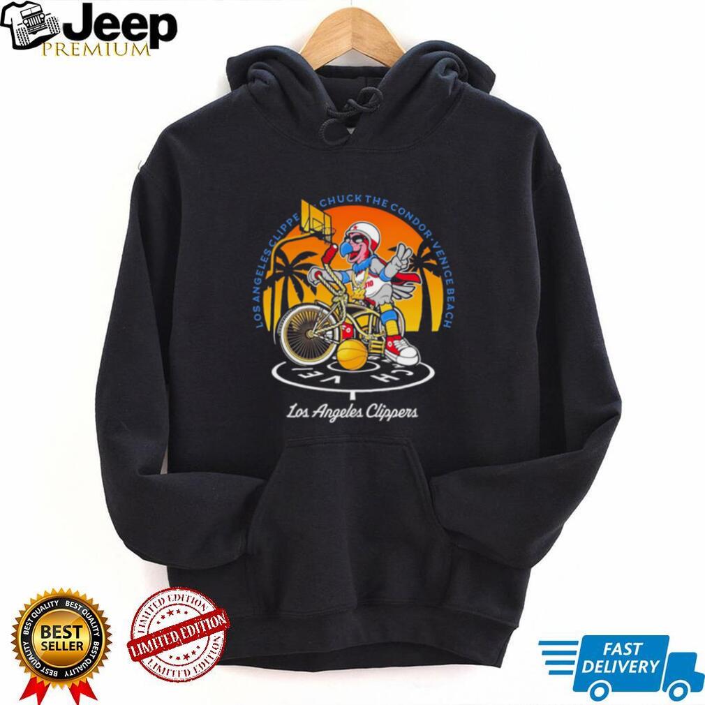 Chuck The Condor LA Clippers Venice Beach Mascot T Shirt