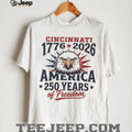 Cincinnati America 250 Years Of Freedom 1776 2026 Eagle Jersey