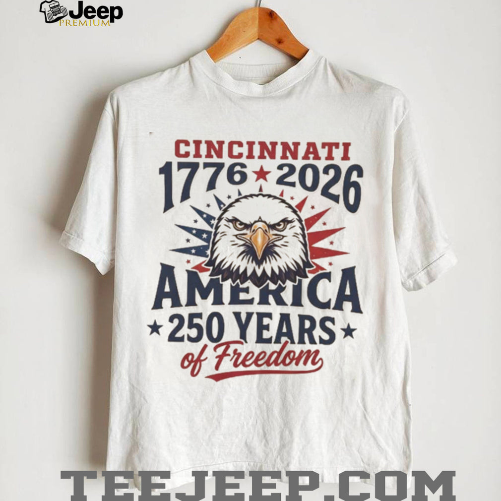 Cincinnati America 250 Years Of Freedom 1776 2026 Eagle Jersey