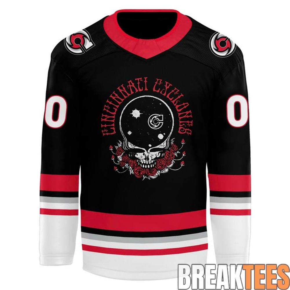 Cincinnati Cyclones x Grateful Dead Night Hockey Jersey