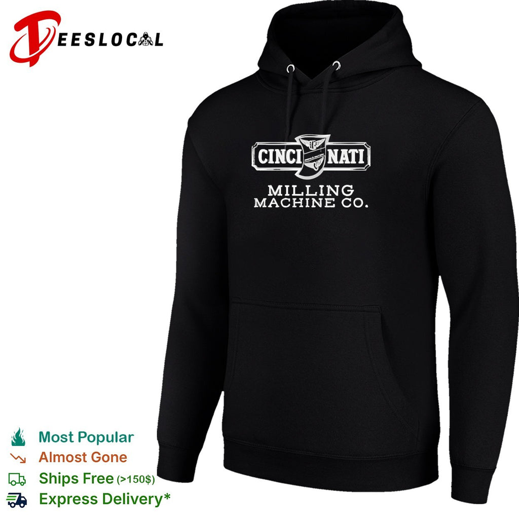 Cincinnati Milling Machine Co vintage industrial badge logo graphic shirt design
