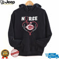 Cincinnati Reds Nurse Appreciation “It’s a Work of Heart” Stethoscope T Shirt