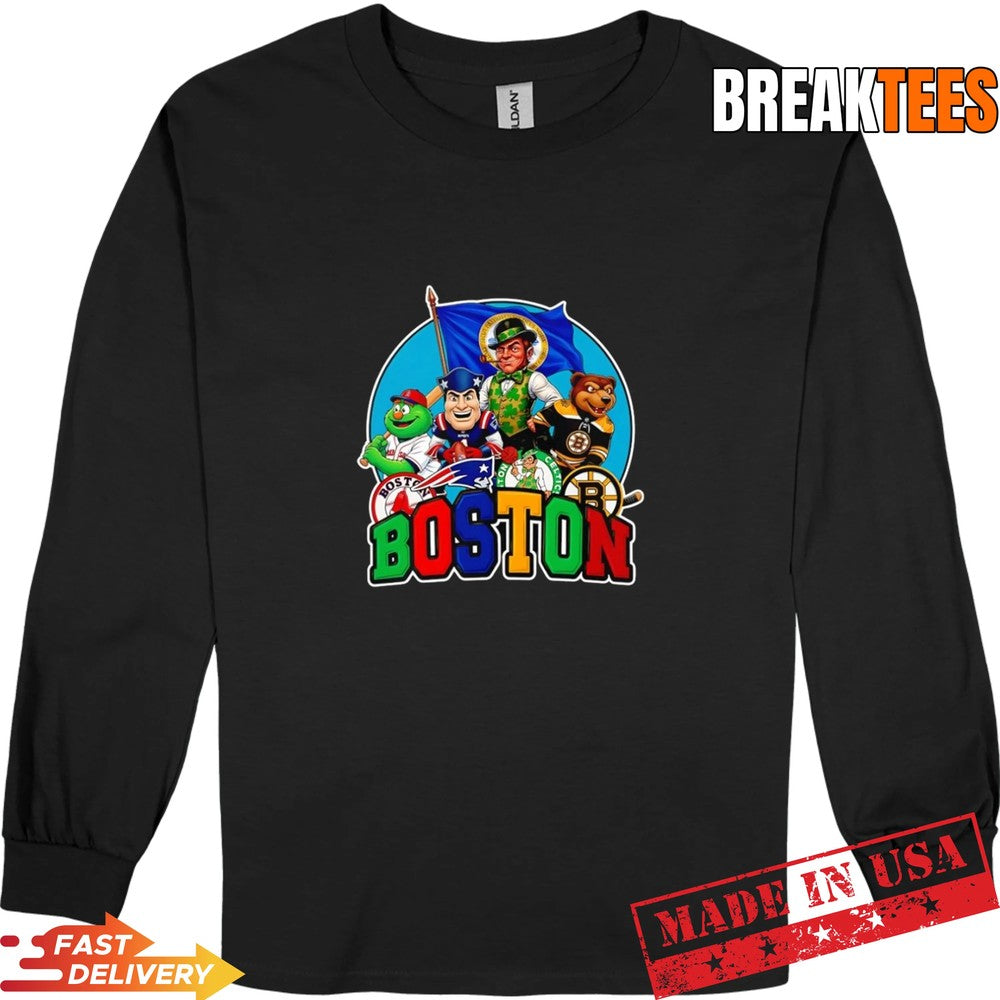 City Series Boston Mascots Graphic T-Shirt