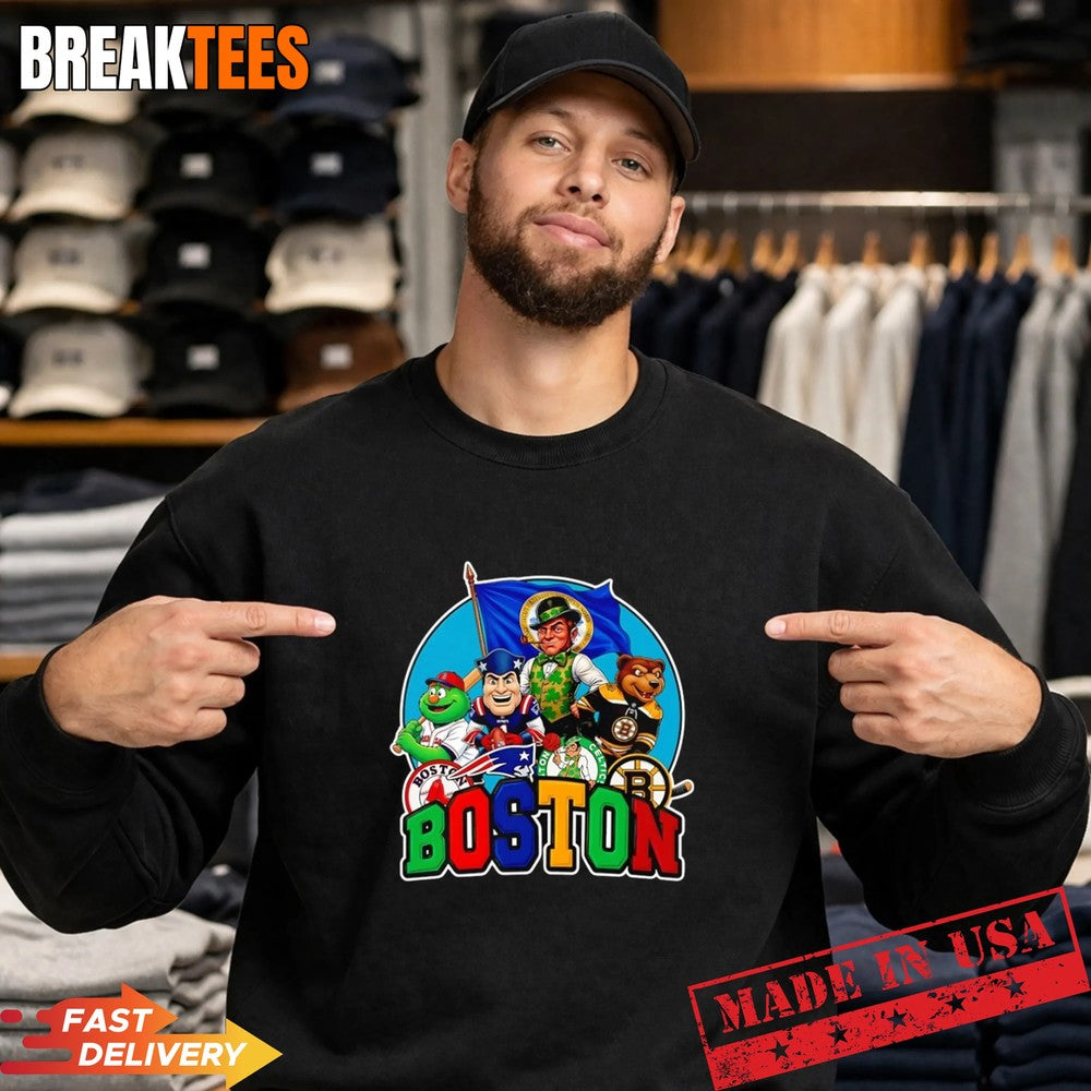 City Series Boston Mascots Graphic T-Shirt