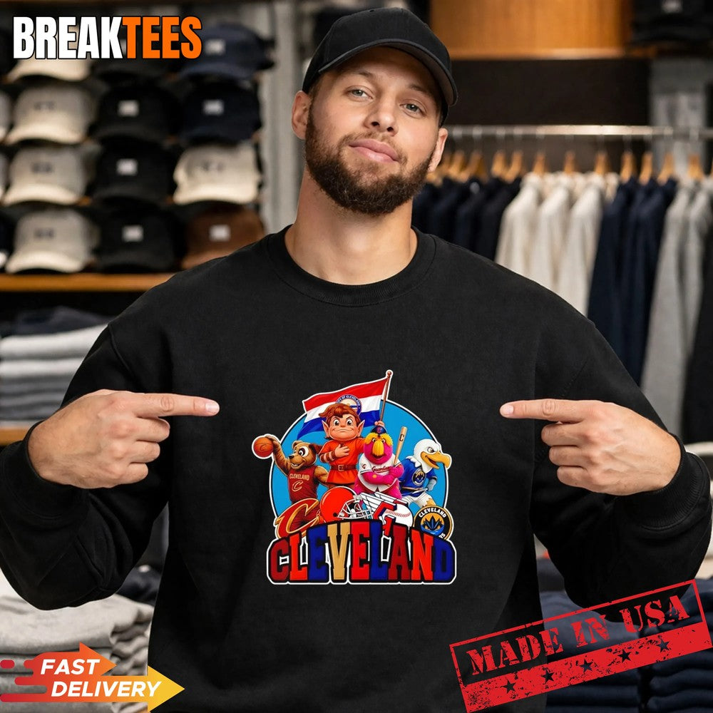 City Series Cleveland Mascots Graphic T-Shirt