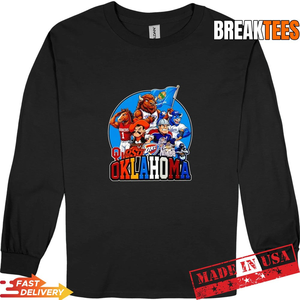 City Series Oklahoma Mascots Graphic T-Shirt
