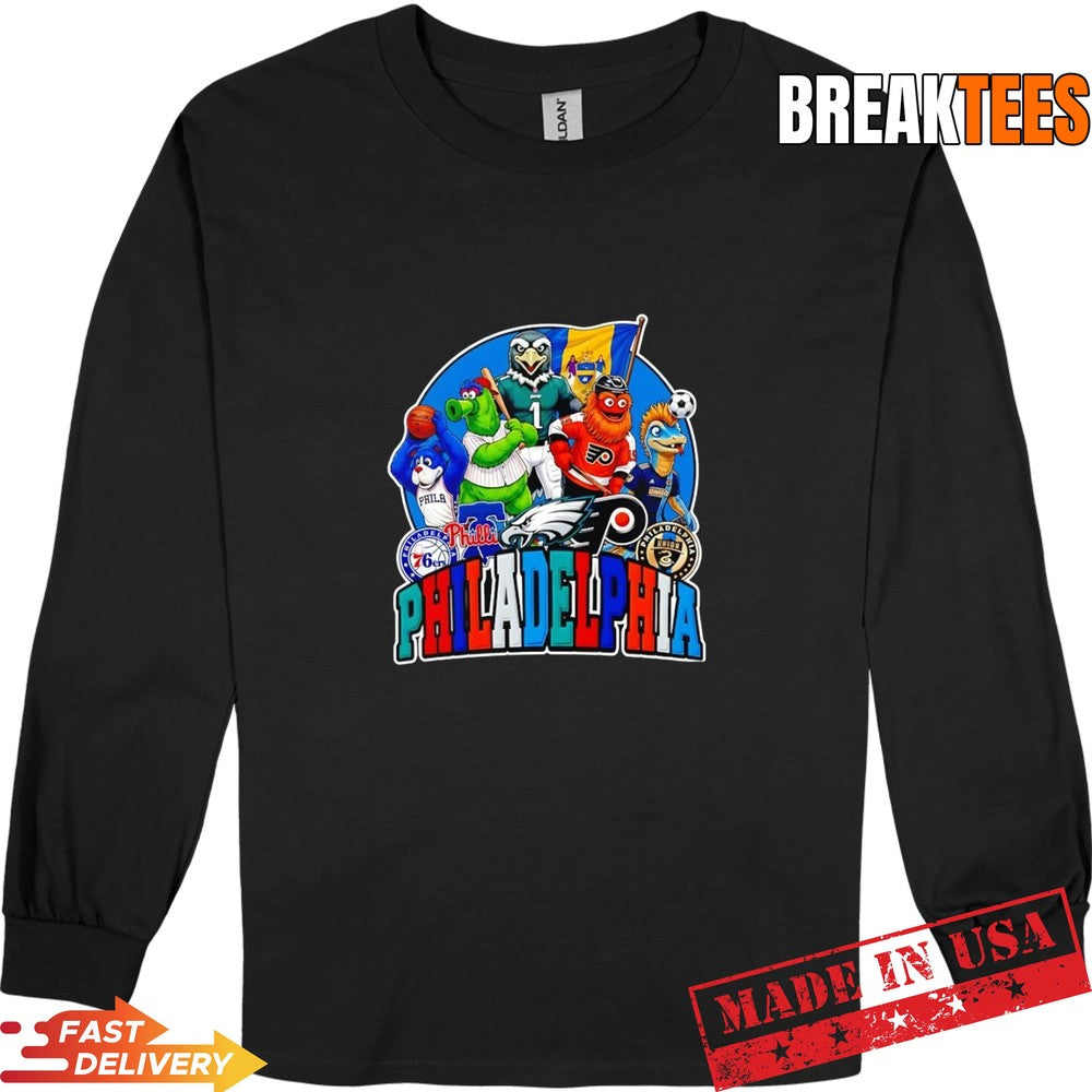 City Series Philadelphia Mascots Graphic T-Shirt