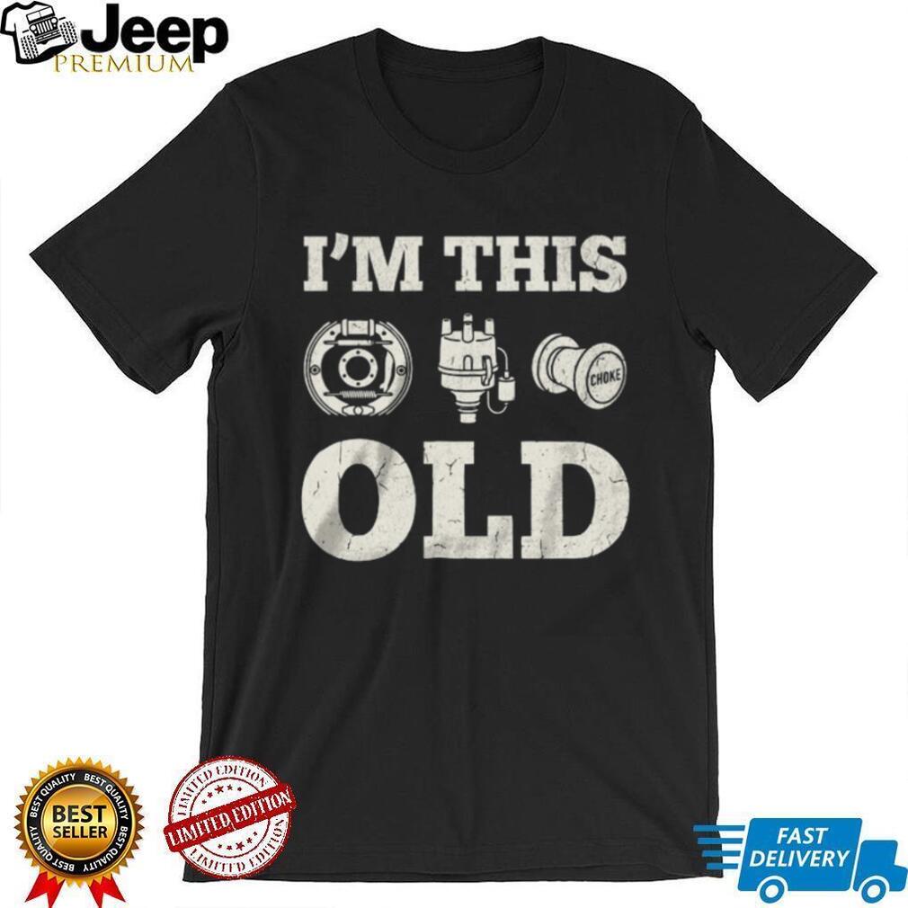 Classic Car Mechanic Vintage Auto Parts Funny Old Timer T Shirt