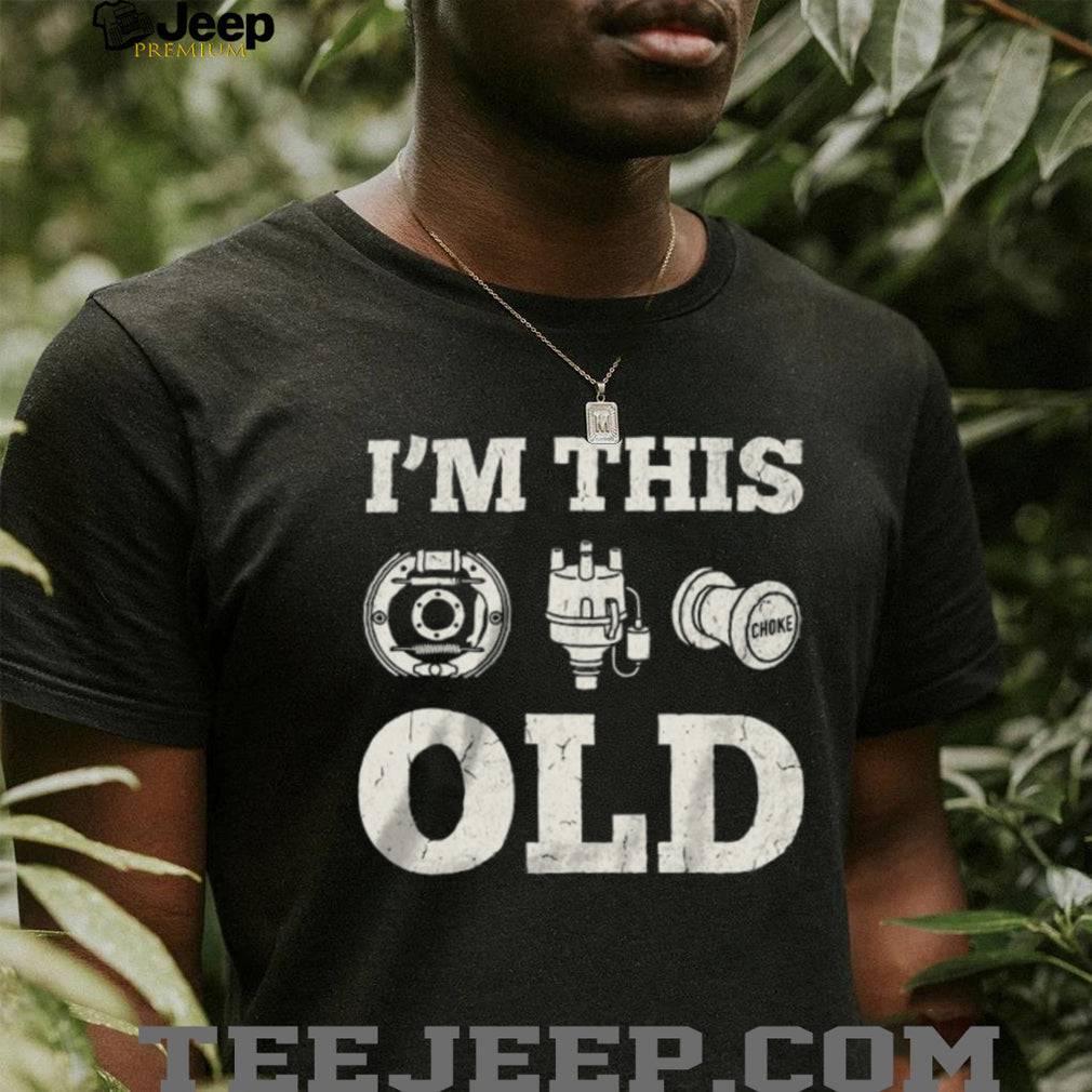 Classic Car Mechanic Vintage Auto Parts Funny Old Timer T Shirt