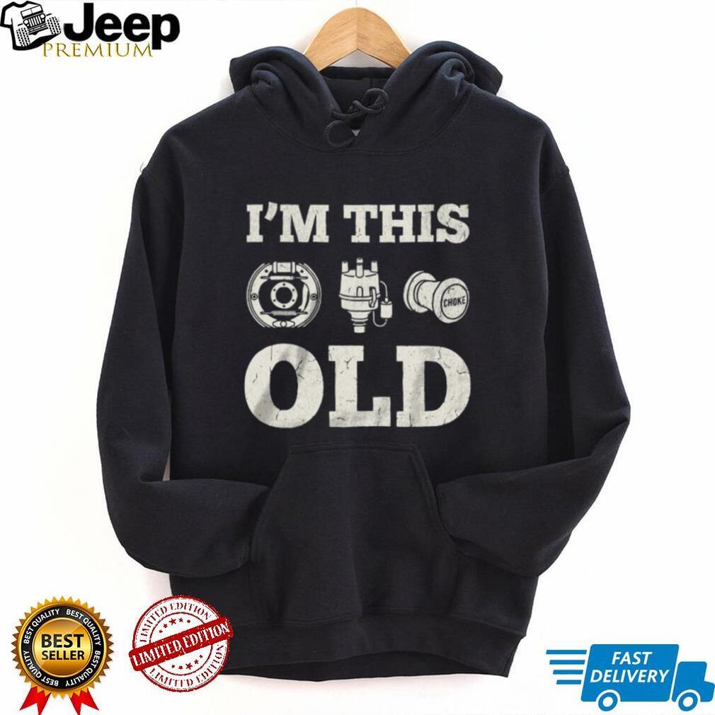 Classic Car Mechanic Vintage Auto Parts Funny Old Timer T Shirt