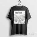 Classic Cat Selfie With Alien Ufo Funny Cat Gifts