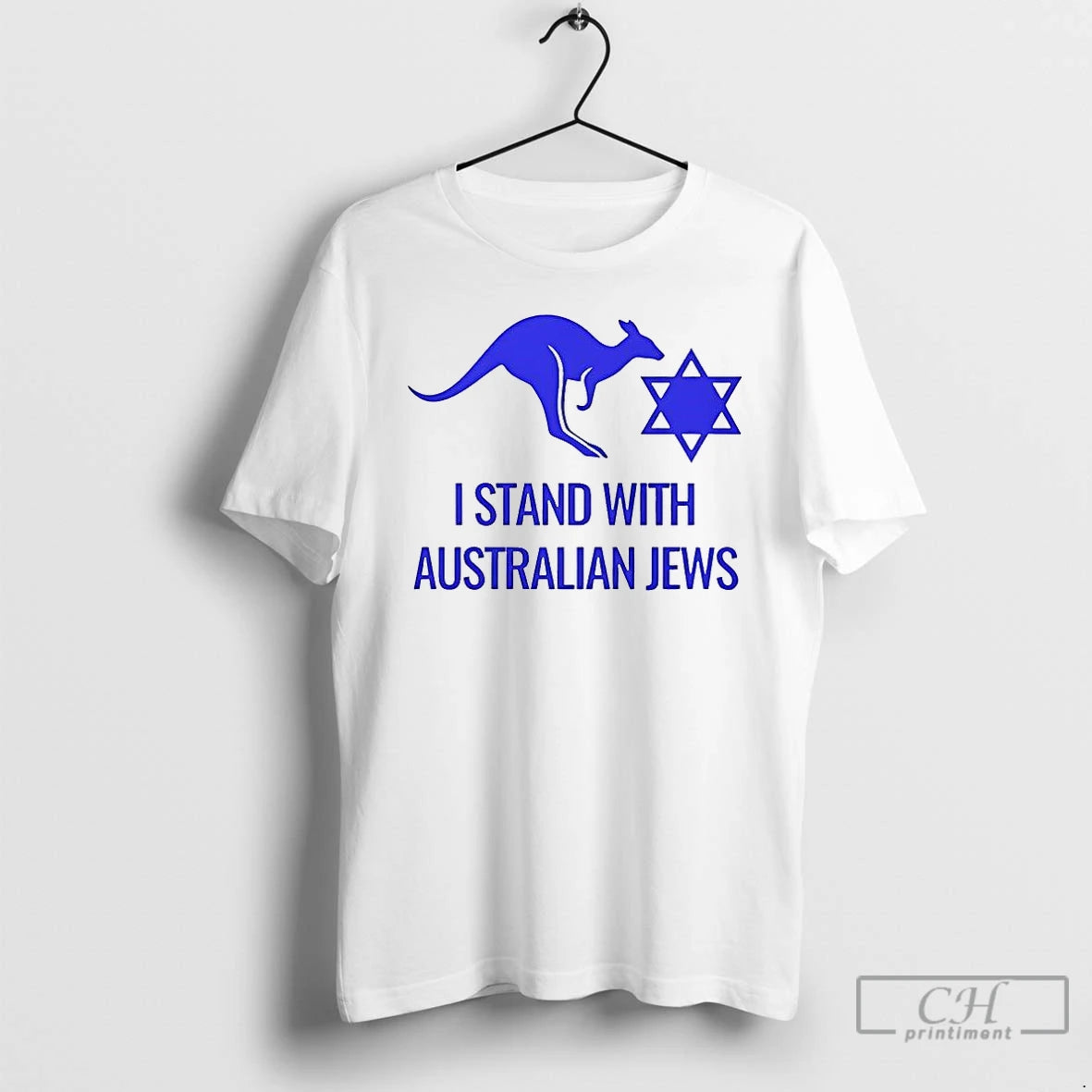Classic I Stand With Australian Jews For Bondi Australia Kangaroo Logo