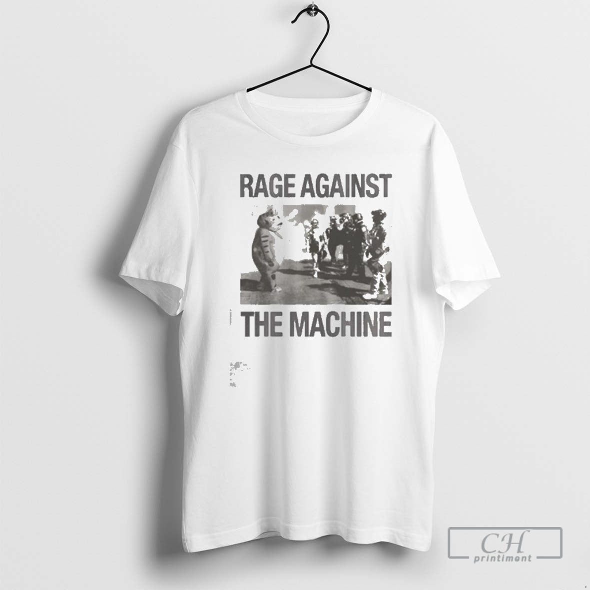 Classic Rage Against The Machine Print Shirt Sweater