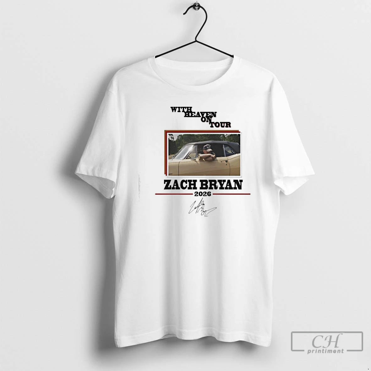 Classic Zach Bryan With Heaven On Tour 2026 Signature