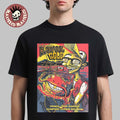 Claypool Gold Primus Frog Brigade And Claypool Lennon Delirium North Charleston South Carolina 2026 Event Poster At Firefly Distillery On June 17 2026 T-Shirt