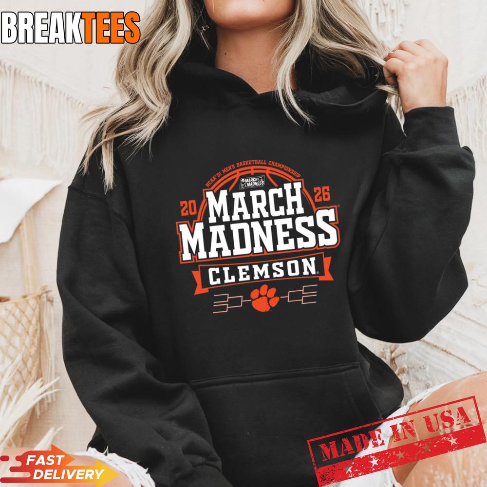 Clemson Tigers March Madness 2026 NCAA Basketball Fan T-Shirt