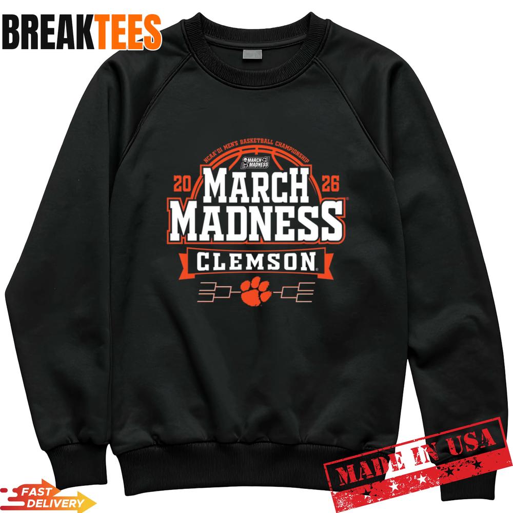 Clemson Tigers March Madness 2026 NCAA Basketball Fan T-Shirt