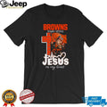 Cleveland Browns In My Veins Jesus In My Heart Christian Fan Coffee T Shirt