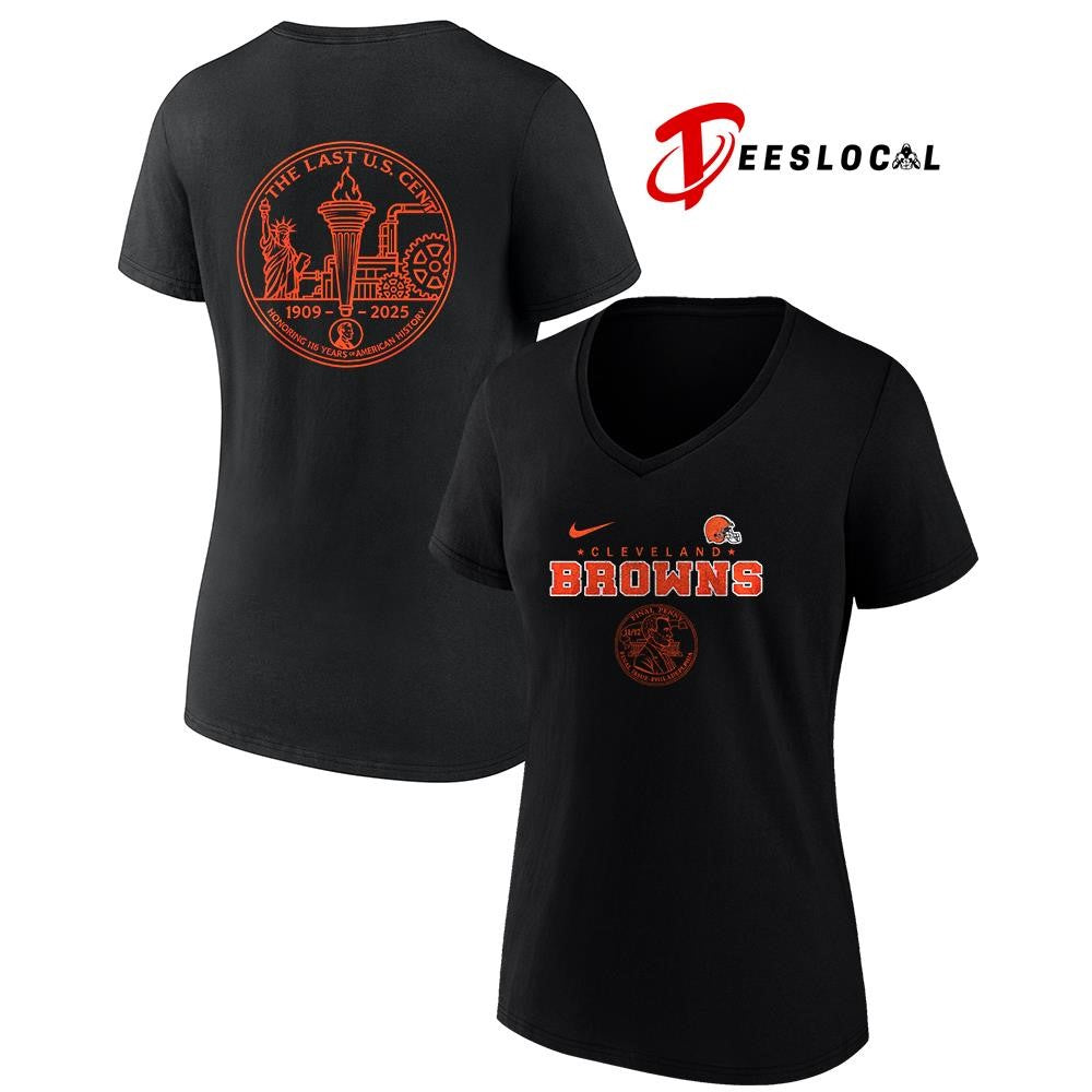 Cleveland Browns the last US cent honoring 116 years of America history shirt