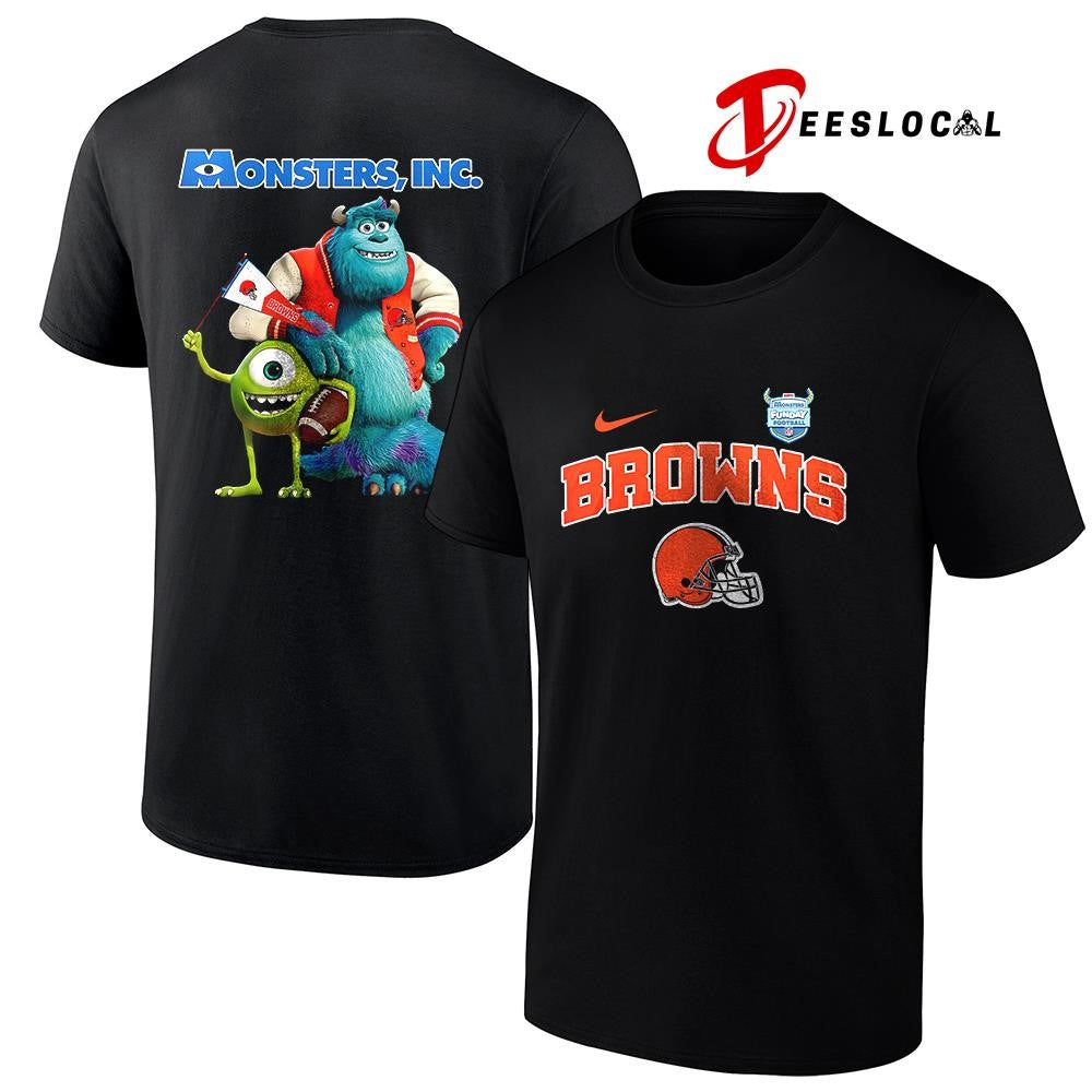 Cleveland Browns x Monster Inc Funday cartoon shirt