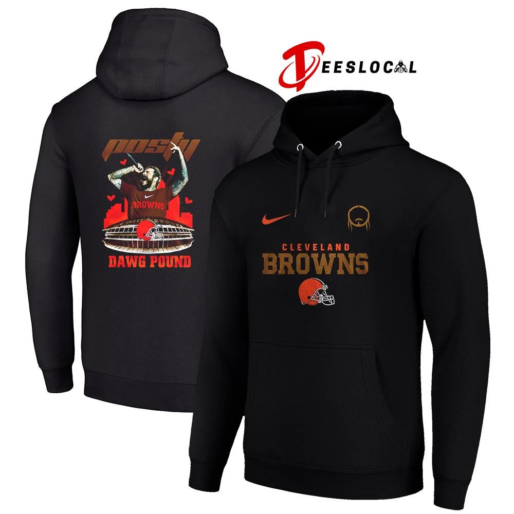Cleveland Browns x Post Malone Posty stadium shirt