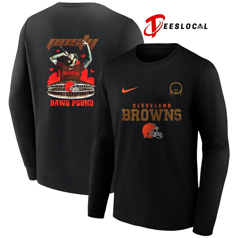 Cleveland Browns x Post Malone Posty stadium shirt