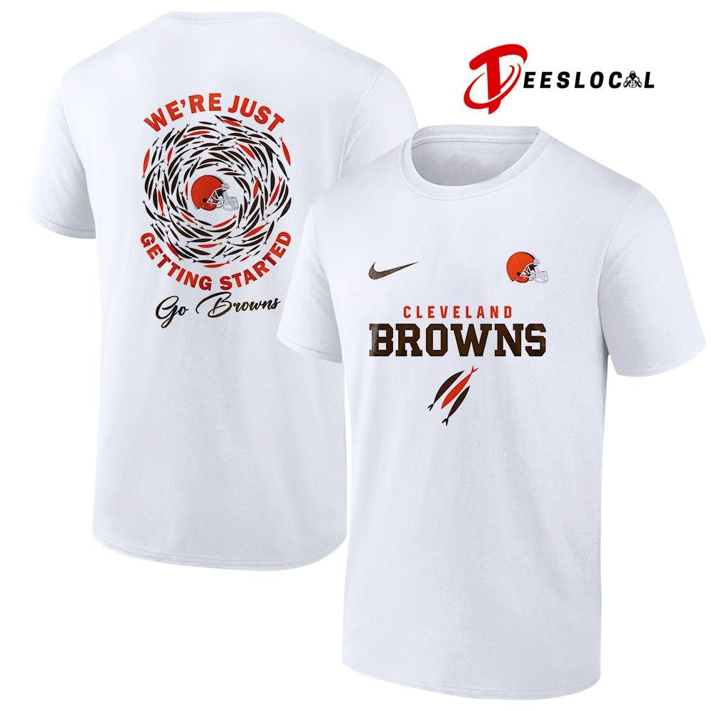 Cleveland Browns x The Chosen we’re just getting started logo shirt