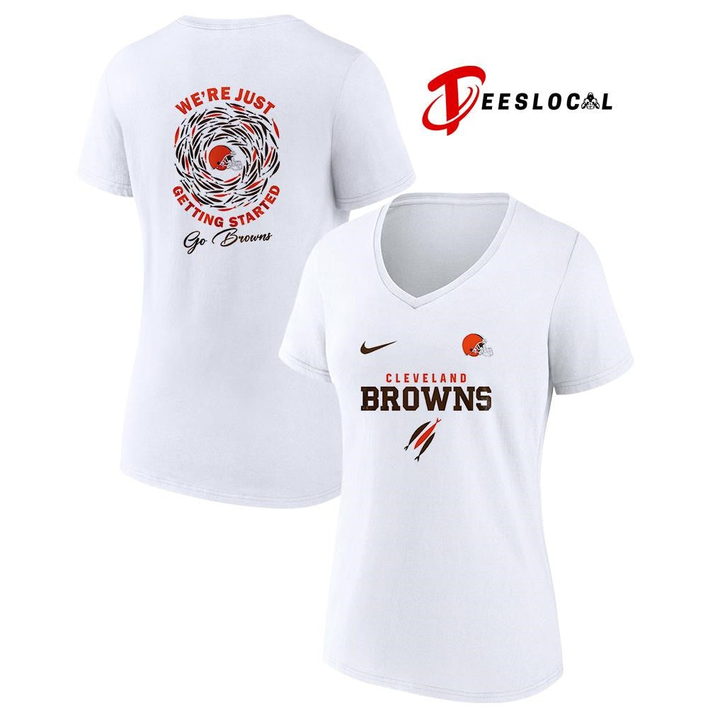 Cleveland Browns x The Chosen we’re just getting started logo shirt