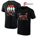 Cleveland Browns x U2 band signature silhouette shirt
