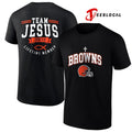 Cleveland Browns x team Jesus lifetime member John 3 16 logo shirt