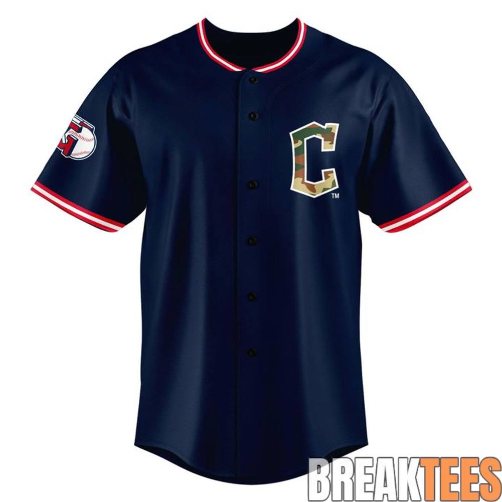 Cleveland Guardians Armed Forces 2026 Custom Jersey