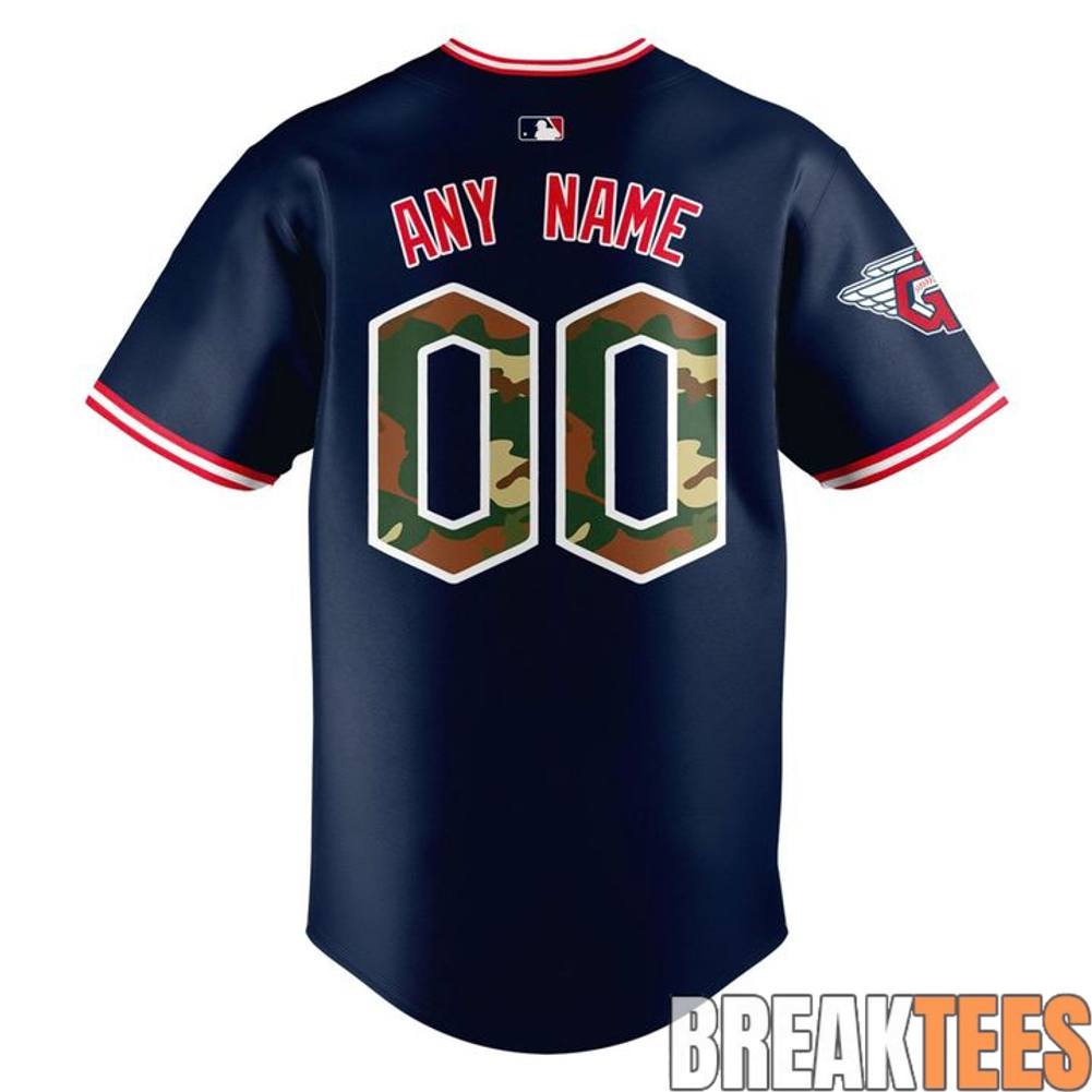 Cleveland Guardians Armed Forces 2026 Custom Jersey
